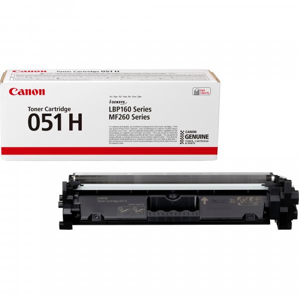 Canon 051 H - Alta Capacità - Nera - Originale