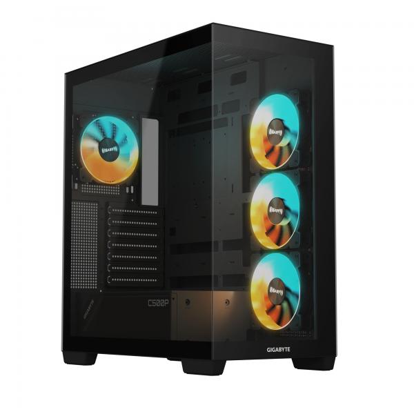 Gigabyte C500 Panoramic Stealth Midi Tower Nero (gigabyte C500 Panoramic Stealth Black)