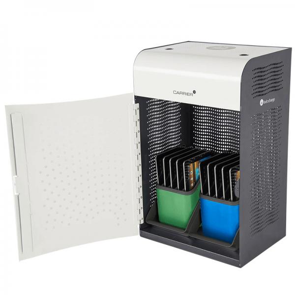 Lockncharge Carrier 10 Armadio Per La Gestione Dei Dispositivi Portatili Blu, Verde, Grigio, Bianco (carrier 10 Charging Station - Uk)
