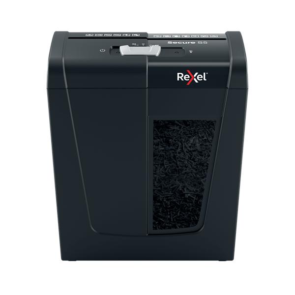 Rexel Secure S5 Distruggi Documenti Taglio A Striscia 68 Db Nero (rexel Secure S5 - Finsk?remaskine)