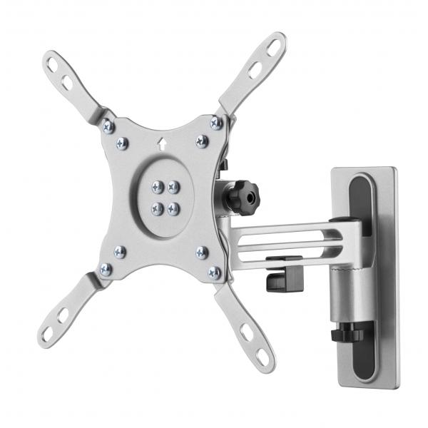 Deltaco ArM-0266 Supporto Tv A Parete 109,2 Cm [43] Argento (arM-0266)