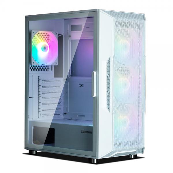 Zalman I3 Neo White Computer Case Midi Tower Bianco (zalman I3 Neo White Atx/mid Tower, Tg,)