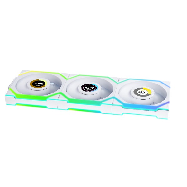 Lian Li Uni Fan Sl Wireless Lcd 120 Case Per Computer Ventilatore 12 Cm Bianco 3 Pz (lian Li Uni Fan Sl Wireless Lcd L?fter) - Image 4