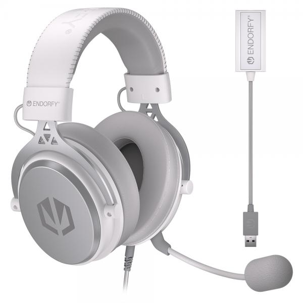 Endorfy Viro Plus Usb Onyx White Auricolare Cablato A Padiglione Musica/giornaliera Bianco (headset Endorfy Viro Plus Usb Owh)