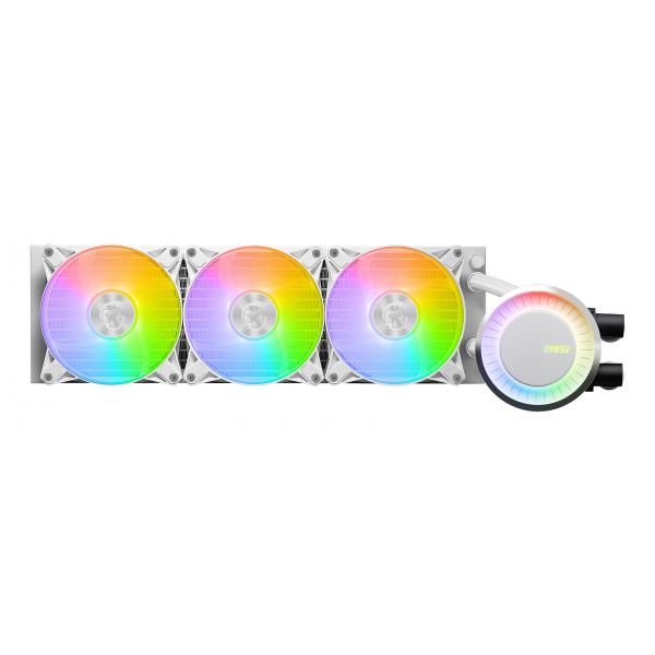 Msi Mag Coreliquid E360 White Scheda Madre, Processore Kit Di Raffreddamento A Liquido 12 Cm Bianco (msi Mag Coreliquid E360 Cpu Cooler White)