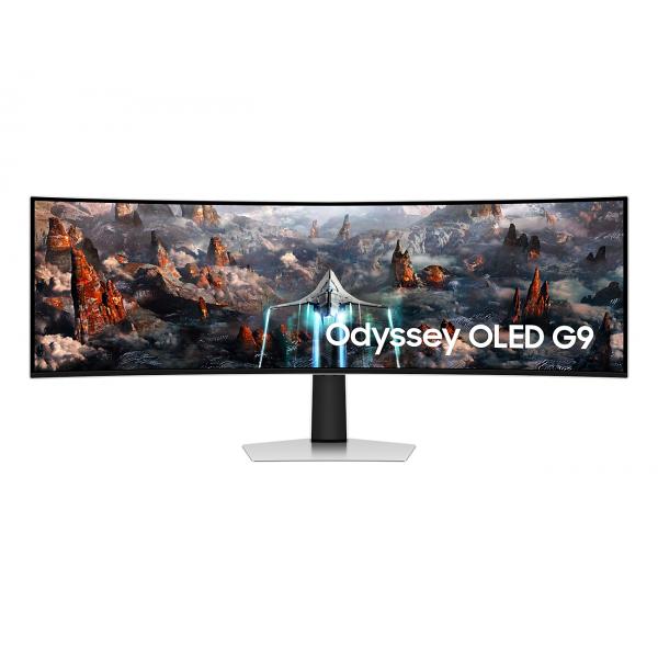 Samsung Ls49cg934su Monitor Pc 124,5 Cm [49] 5120 X 1440 Pixel Dual Qhd Oled Argento (samsung Odyssey Oled G9 S49cg934su - G93sc Series - Oled Monito