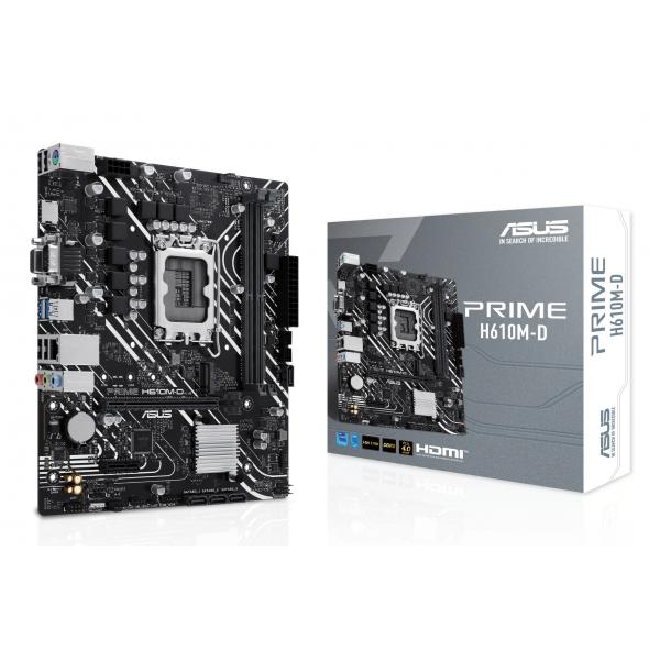 Asus Prime H610M-D Intel H610 Lga 1700 Micro Atx (asus Prime H610M-D - Bundkort - MicrO-)