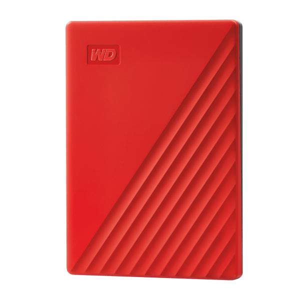 Western Digital My Passport Disco Rigido Esterno 2000 Gb Rosso