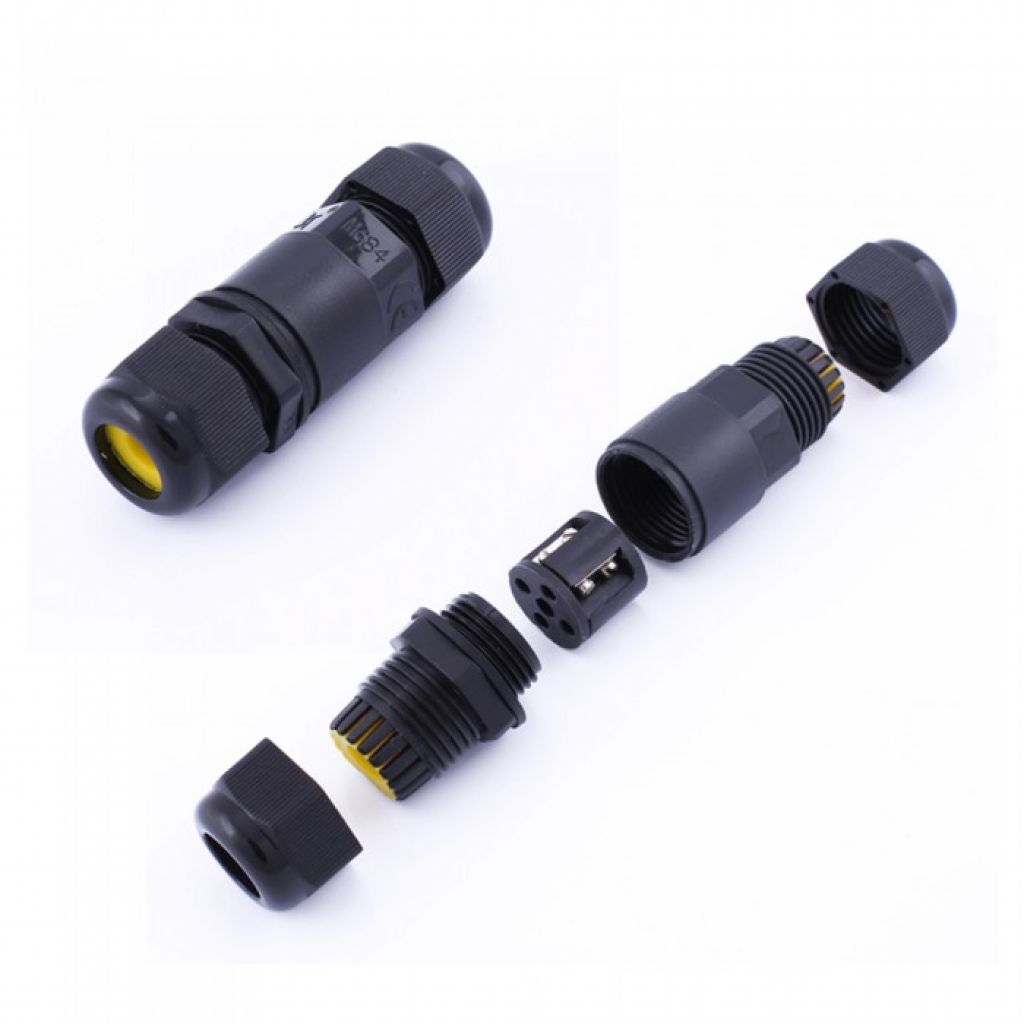 Waterproof Black Terminal Block 5 9mm Ip68