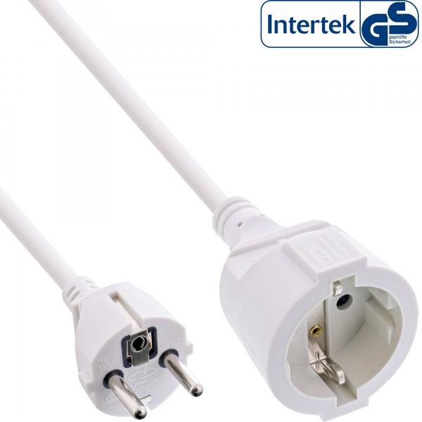 Prolunga Contatto Di Protezione Inline St/bu - Bianco - 3m