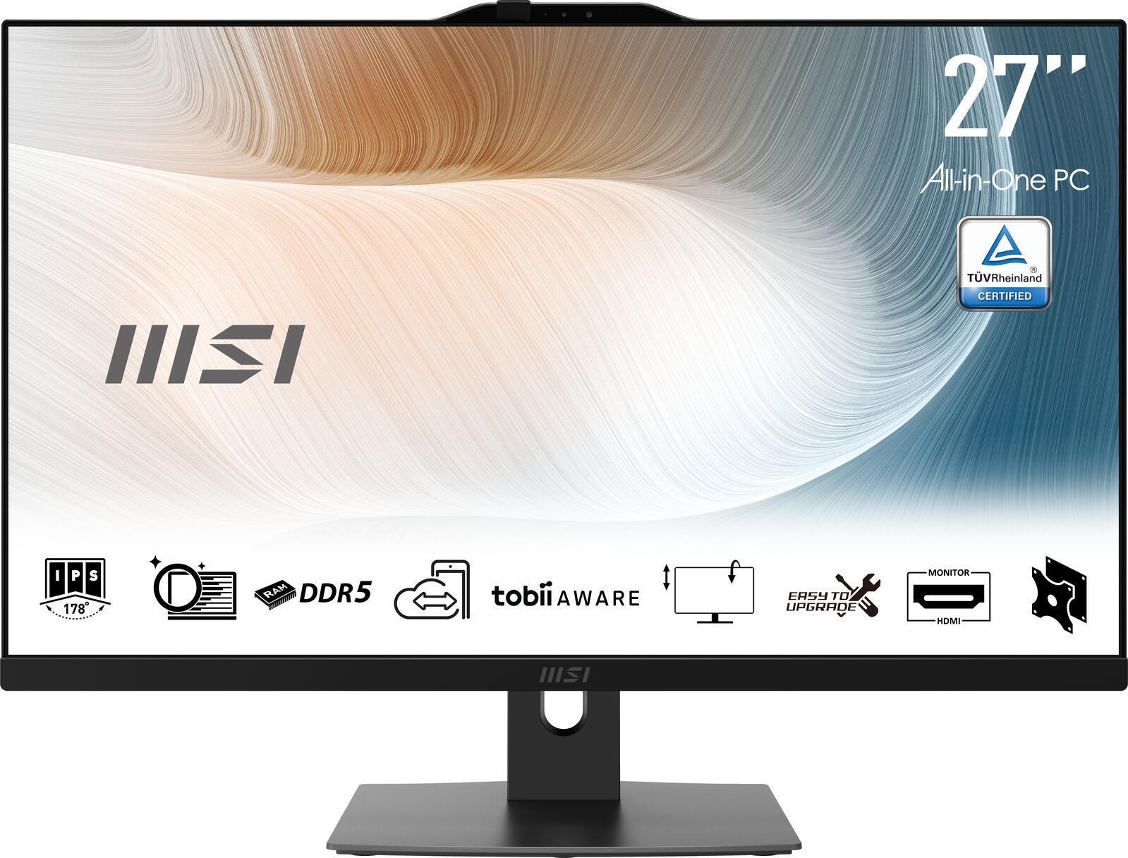 Msi Modern Am272p 1M-1235at 68cm 27"/16gb/512gb Ssd W11p - Komplettsystem - 16 Gb (00af8231-1235)