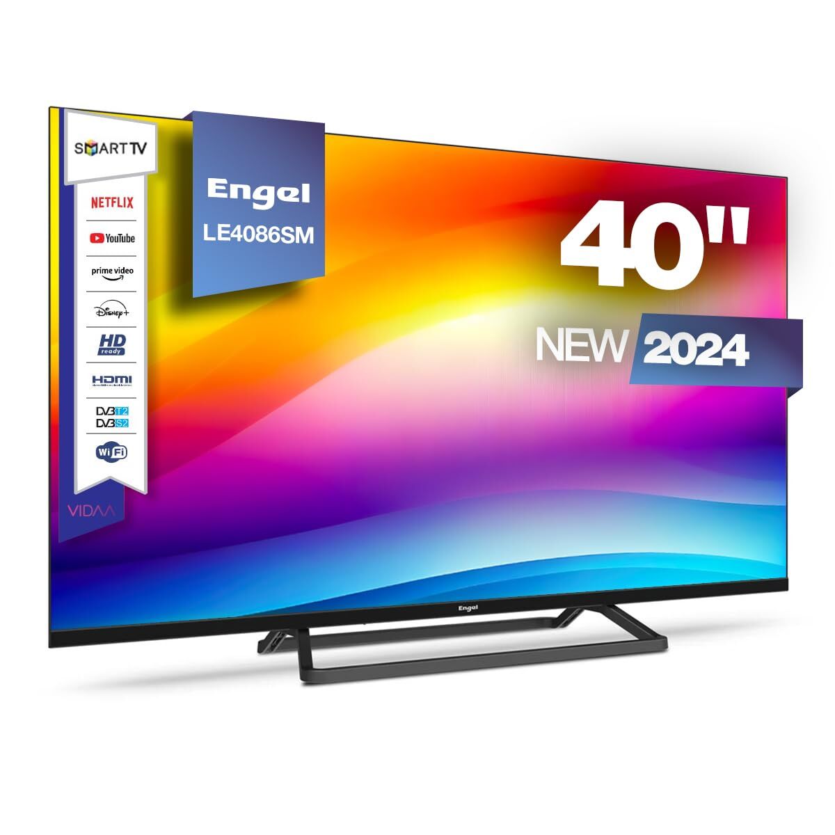 Smart Tv Engel Le4086sm     40 40" Full Hd Led Pvr DvB-t2