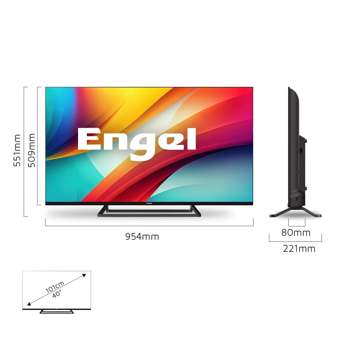Smart Tv Engel Le4086sm 40 40" Full Hd Led Pvr DvB-t2 - Image 3
