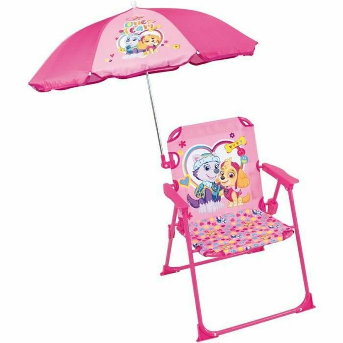 Sedia Da Spiaggia Fun House Pat'patrouille 38,5 X 38,5 X 37,5 Cm Rosa