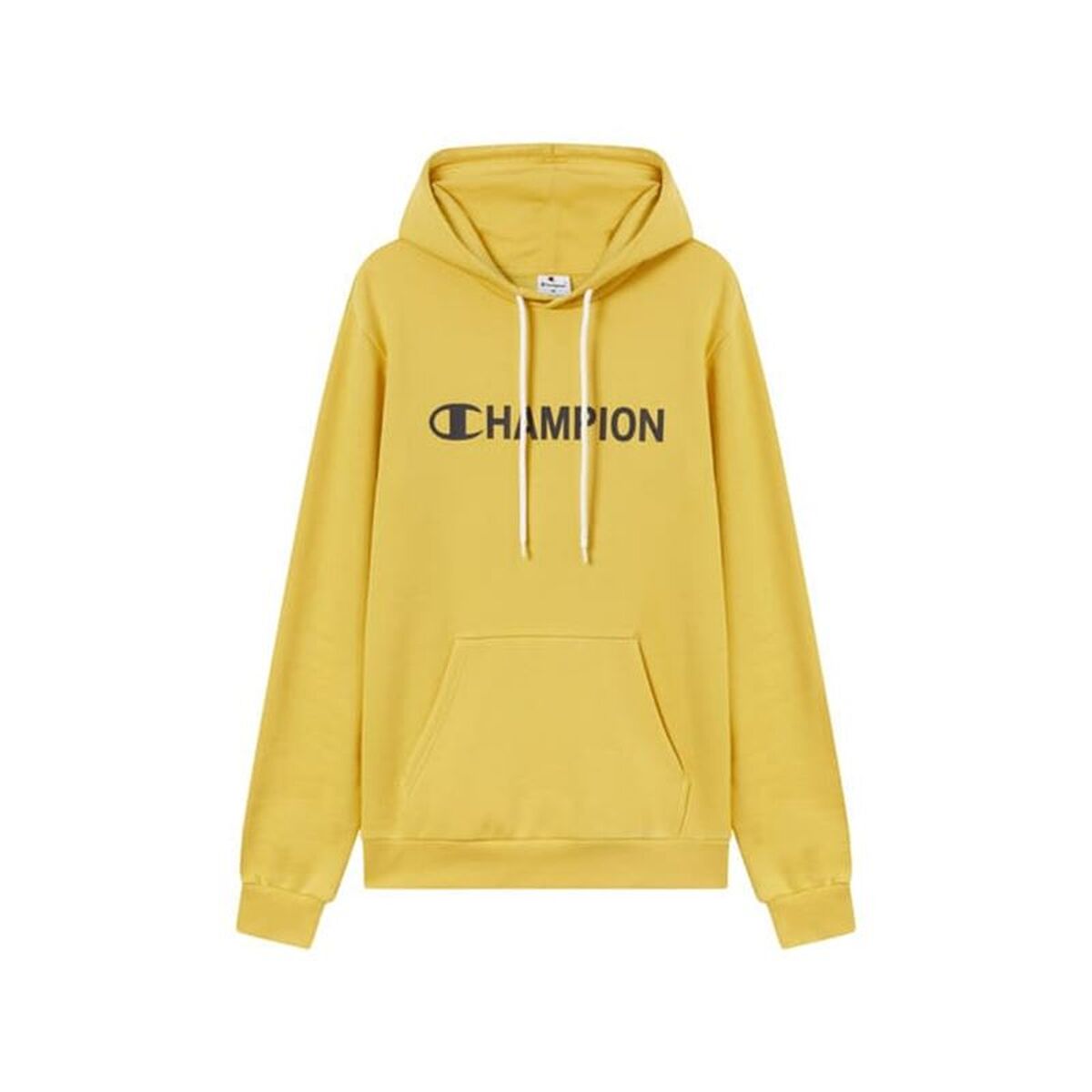 Felpa Con Cappuccio Uomo Champion Graphic Shop Giallo Taglia:m