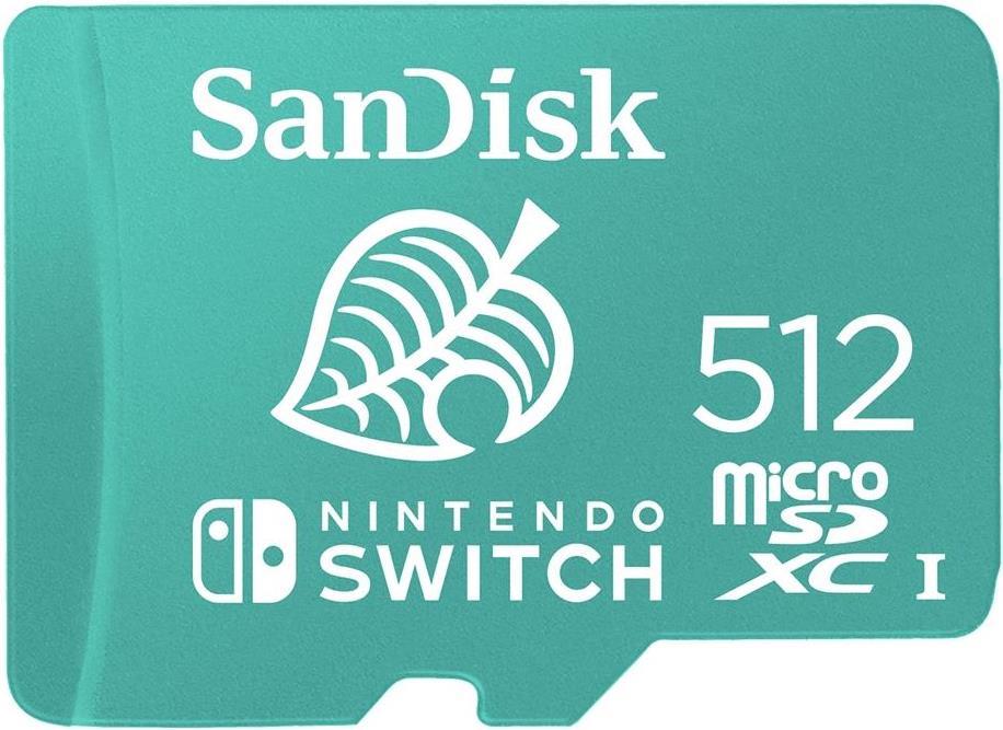 Sandisk Nintendo Switch - FlasH-Speicherkarte - 512gb - UhS-I U3 / Class10 - Microsdxc UhS-I (00186522)