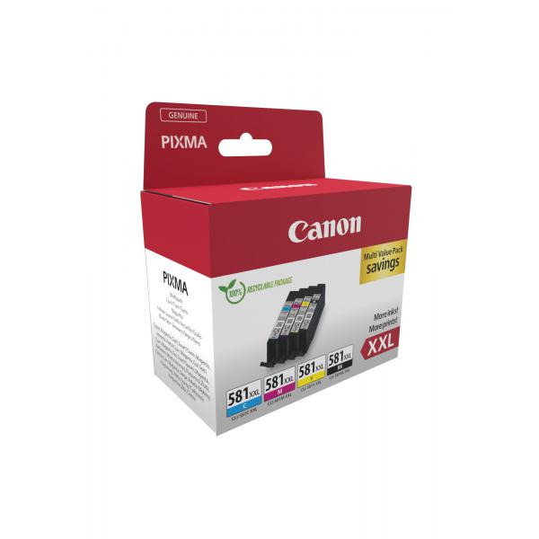 Canon ClI-581xxl Bk/c/m/y Multi Pack - 4eR-Pack