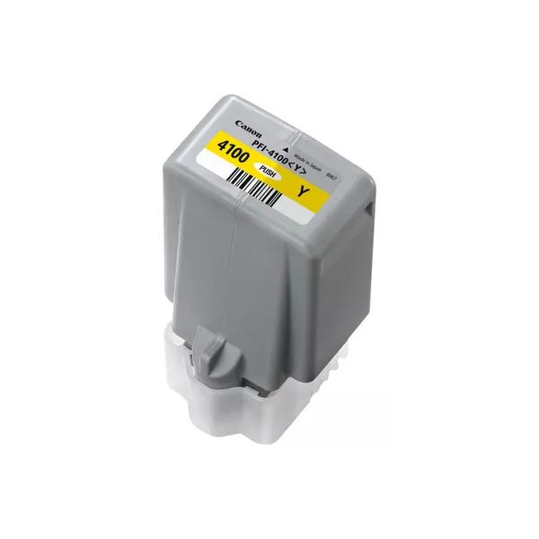 Canon PfI-4100 Y - 80 Ml - Giallo - Originale - Scatola Appesa