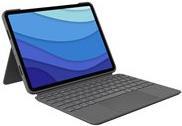 Logitech Combo Touch - Tastatur Und Foliohülle - Mit Trackpad - Hintergrundbeleuchtet - Apple Smart Connector - Qwerty - PaN-Nordic - Oxford Gray - F