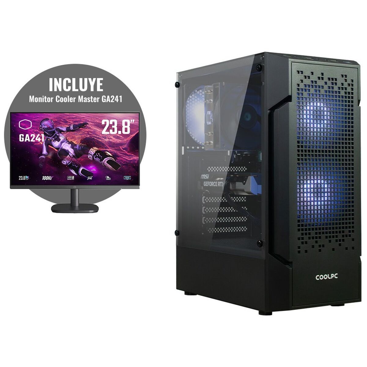 Pc Da Tavolo Coolpc ProD-045391 16 Gb Ram 1 Tb Ssd Geforce Rtx 5060