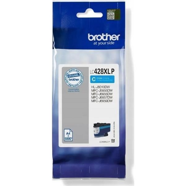 Brother LC-428xlcp Cartuccia D'inchiostro 1 Pz Originale Ciano (lC-428xlcp Inkj. Cyan 5000p. - F. Mfcj5955/6955/57dw/hlj6010dw)