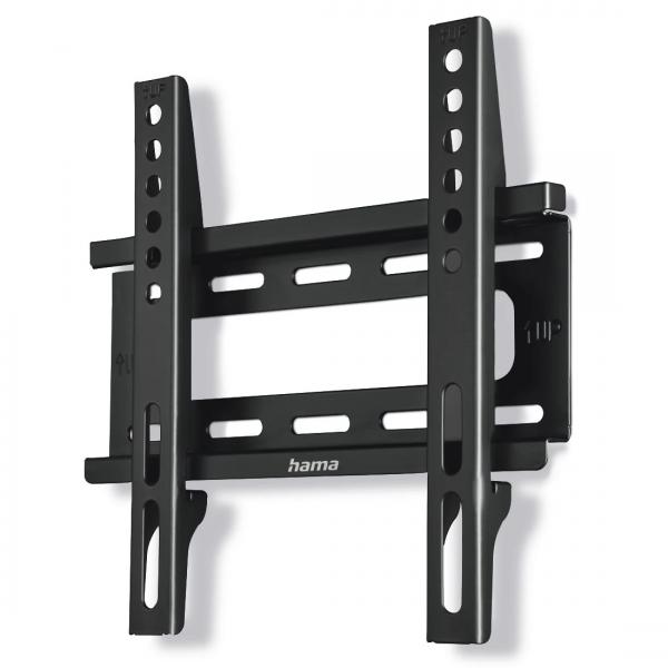 Hama 00220803 Supporto Tv A Parete 116,8 Cm [46] Nero (hama Tv Wall Bracket Fixed Vesa Up To)