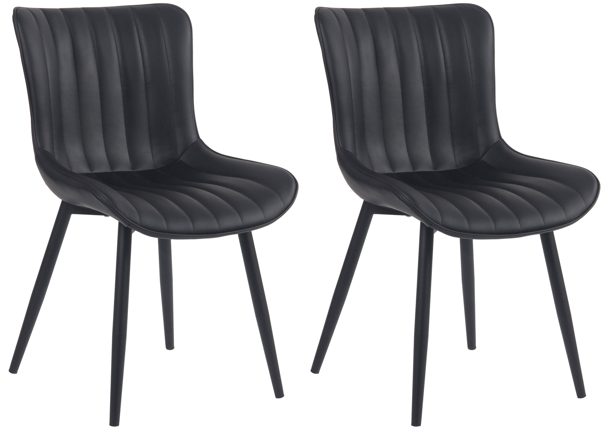 2er Set Stühle Largo Kunstleder