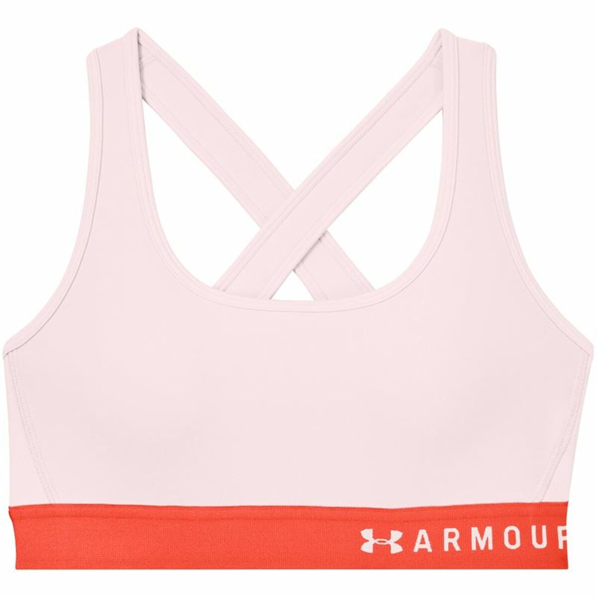Reggiseno Sportivo Under Armour Mid Crossback Rosa Taglia:s