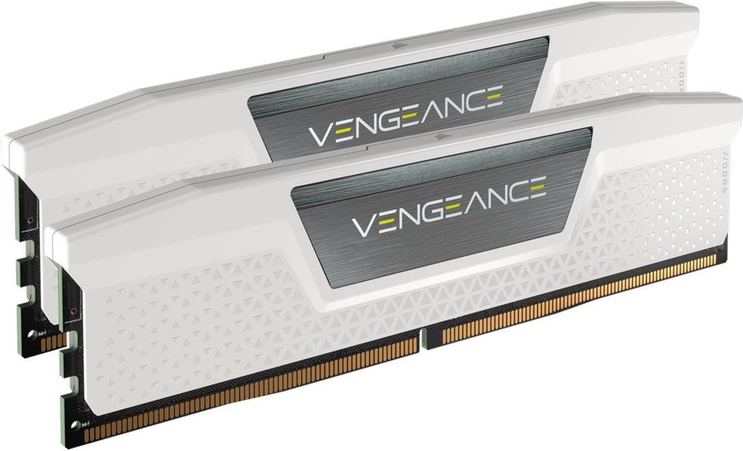 Corsair Vengeance - Ddr5 - Kit - 48 Gb: 2 X 24 Gb - Dimm 288-Pin - 3000 Mhz / Pc5-48000 - Cl30 - 1.4 V - Weiß (cmk48gx5m2b6000c30w)