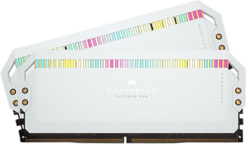 Corsair Dominator Platinum Rgb - Ddr5 - Kit - 32gb: 2 X 16gb - Dimm 288-Pin - 5200 Mhz / Pc5-41600 - Cl40 Weiß (cmt32gx5m2b5200c40w)