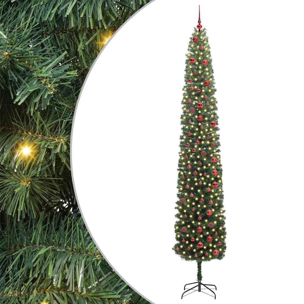 Albero Di Natale Artificiale Con 300 Led Verde 300 cm