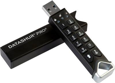 Istorage Datashur Pro2 UsB-Stick 8 Gb Usb TyP-A 3.1 (3.1 Gen 2) Schwarz (iS-FL-Dp2-256-8)
