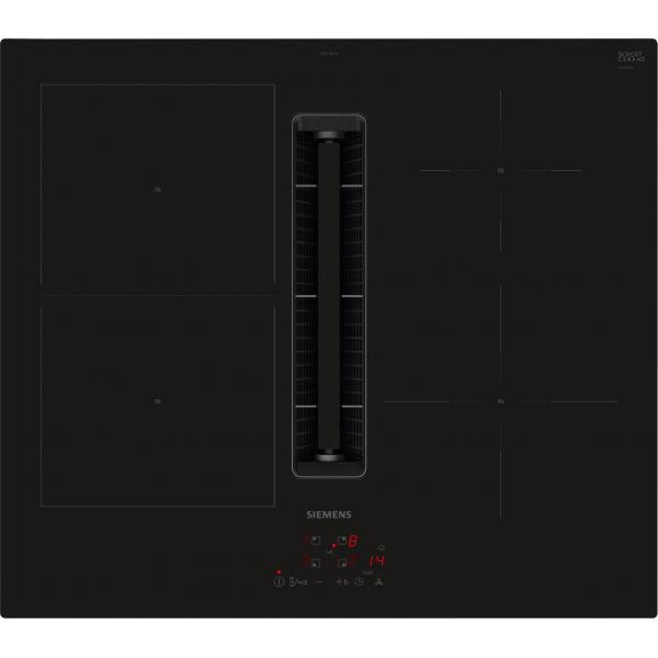 Siemens Iq300 Ed611bs16e Piano Cottura Nero Da Incasso 60 Cm Piano Cottura A Induzione 4 Fornello[i] Cappa Da Incasso (warehouse LindeN----Ed611bs16e