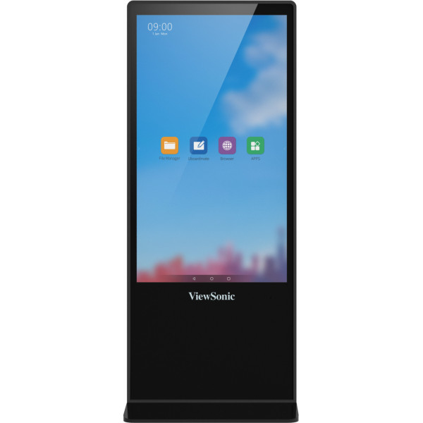 Viewsonic Ep5542t Visualizzatore Di Messaggi Design Totem 139,7 Cm [55] Led 450 Cd/m² 4k Ultra Hd Nero Touch Screen Android 8.0 (viewsonic Ep5542t -