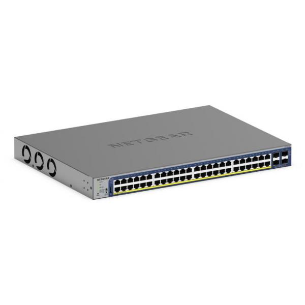 Netgear Gs752txp Gestito L2/l3/l4 10g Ethernet (100/1000/10000) Supporto Power Over Ethernet (poe) Nero