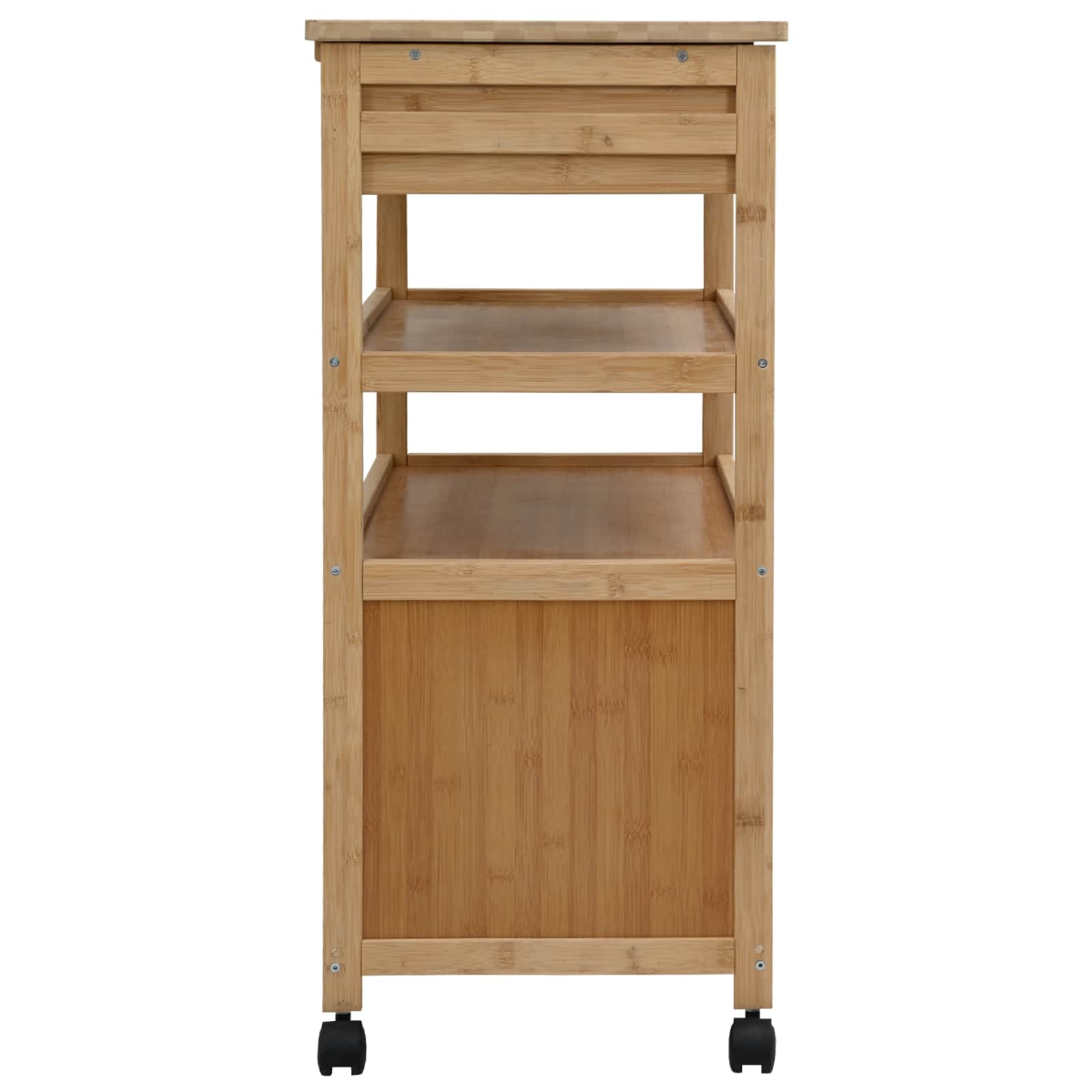 Carrello Da Cucina Con Ruote Naturale 59,5 X 36 X 82 Cm Bambù - Image 6