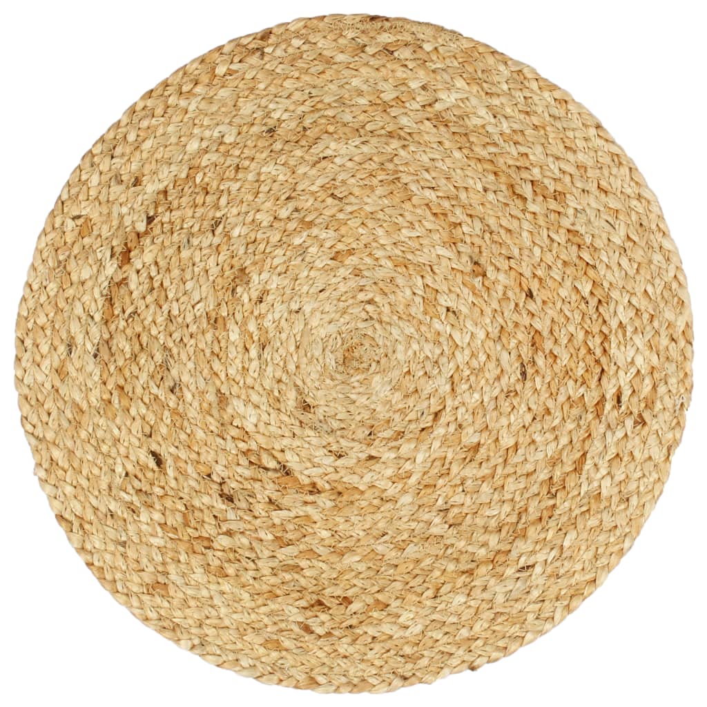 Tovagliette 4 Pz Naturale Neutro 38 Cm Rotonde In Juta