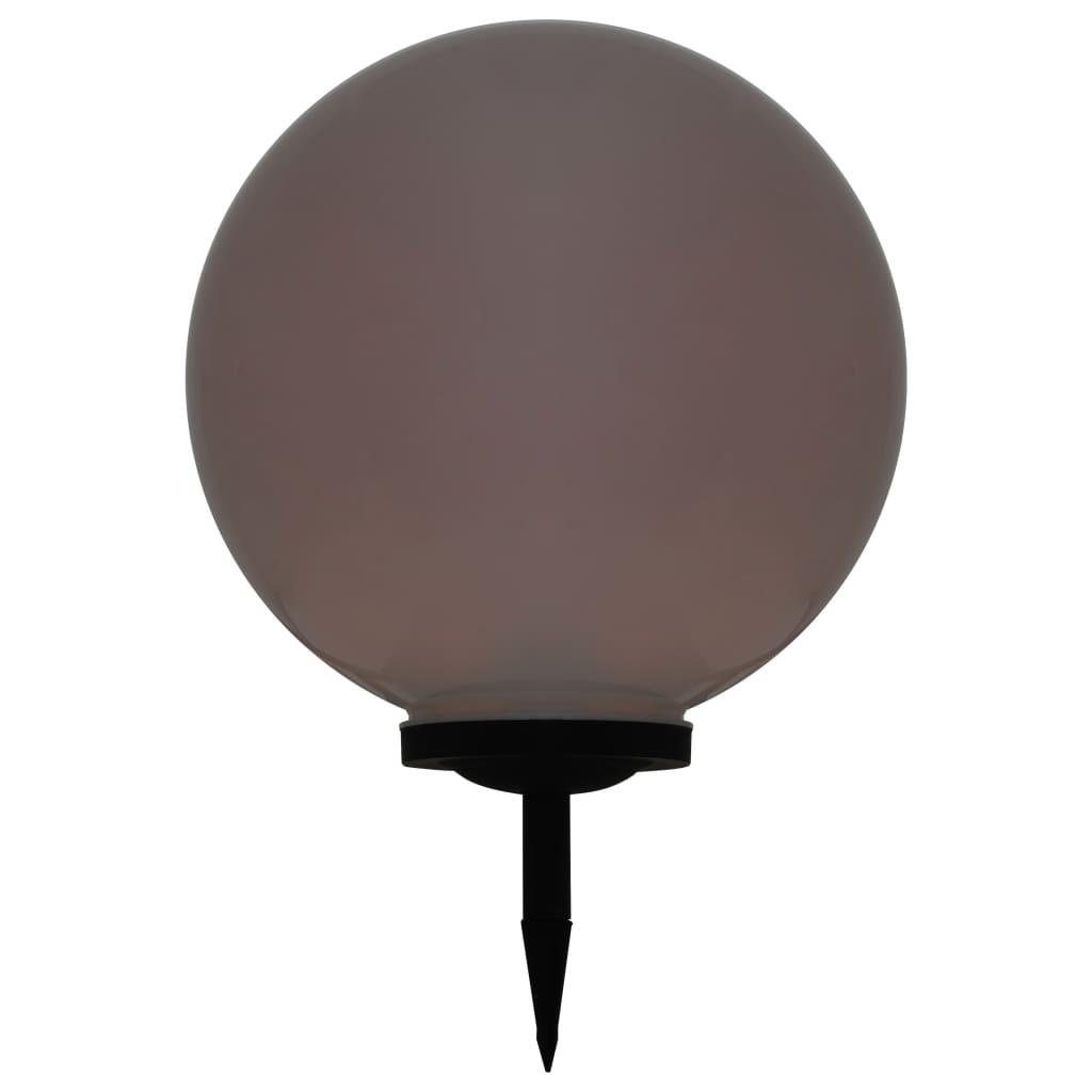 Lampade Solari Da Esterno 2 Pz Led Sferiche 50 Cm Rgb