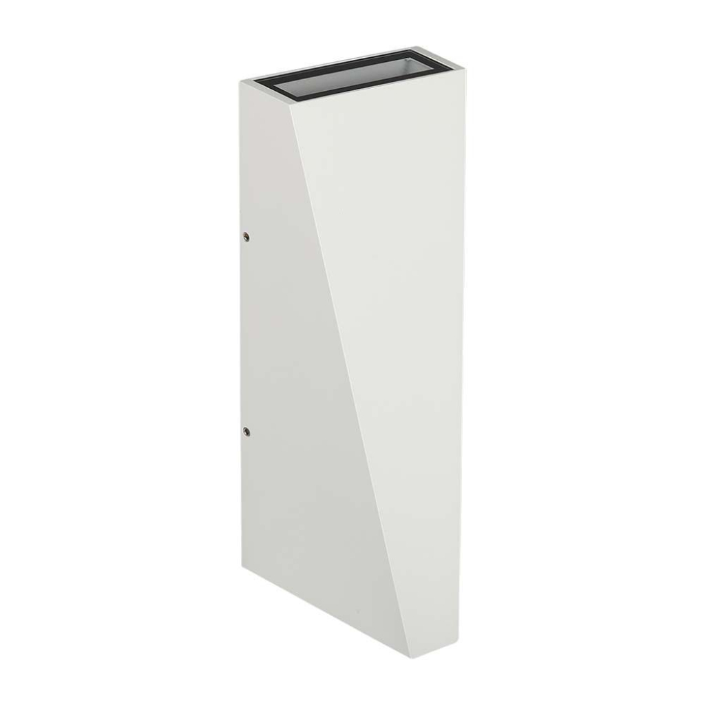6w Led Wall Light White Body Ip65 3000k