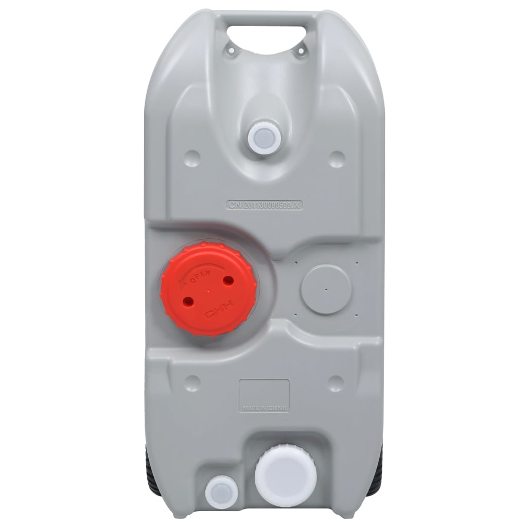 Serbatoio D'acqua Con Ruote Per Campeggio 40 L Grigio