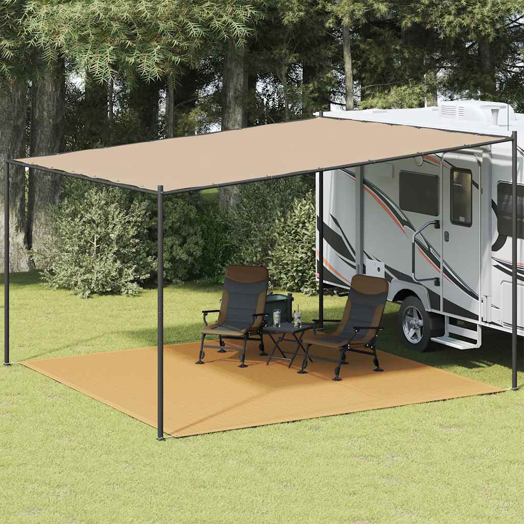 Tappeto Da Tenda Sabbia 400x400 Cm Hdpe