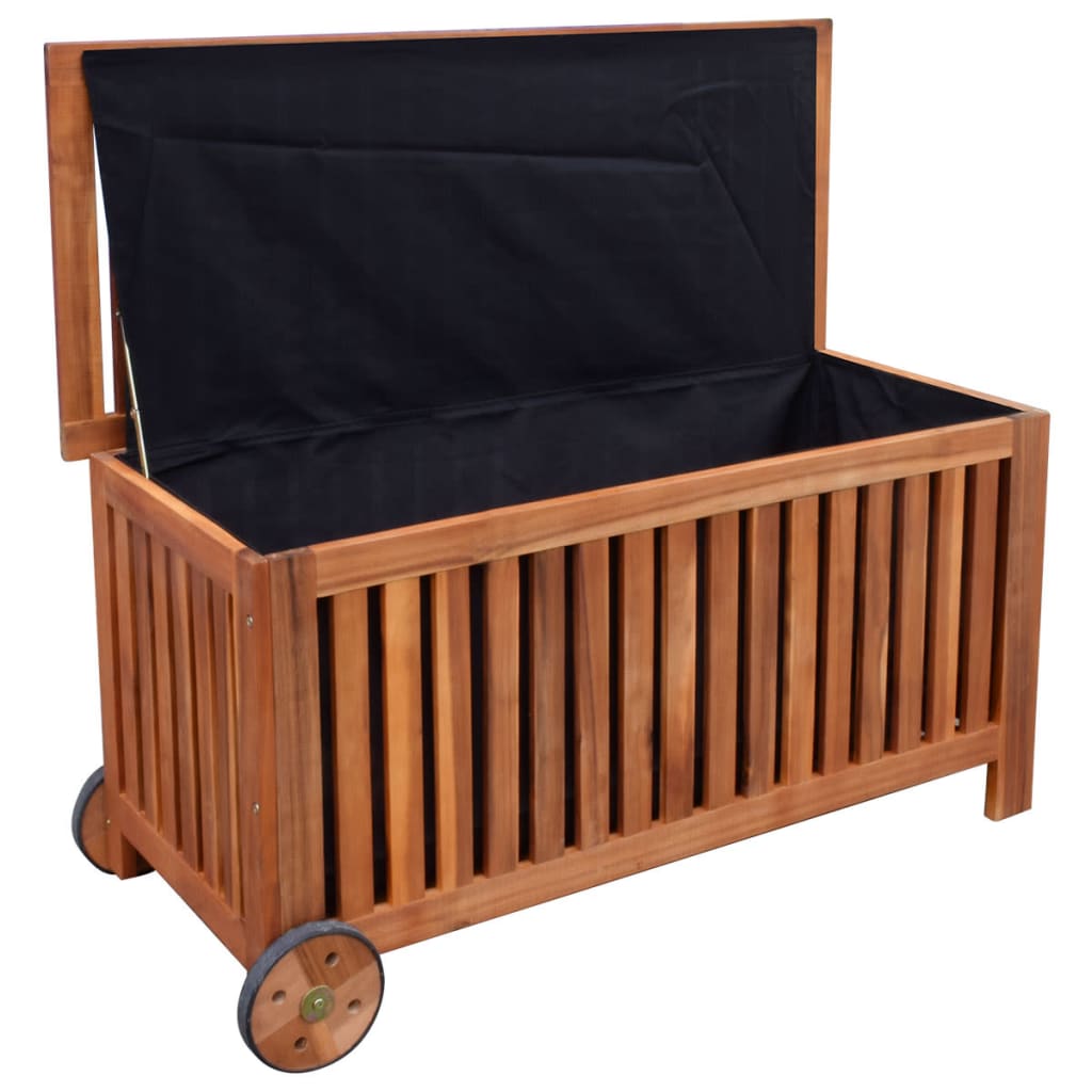 Baule Da Giardino 118x52x58 Cm In Legno