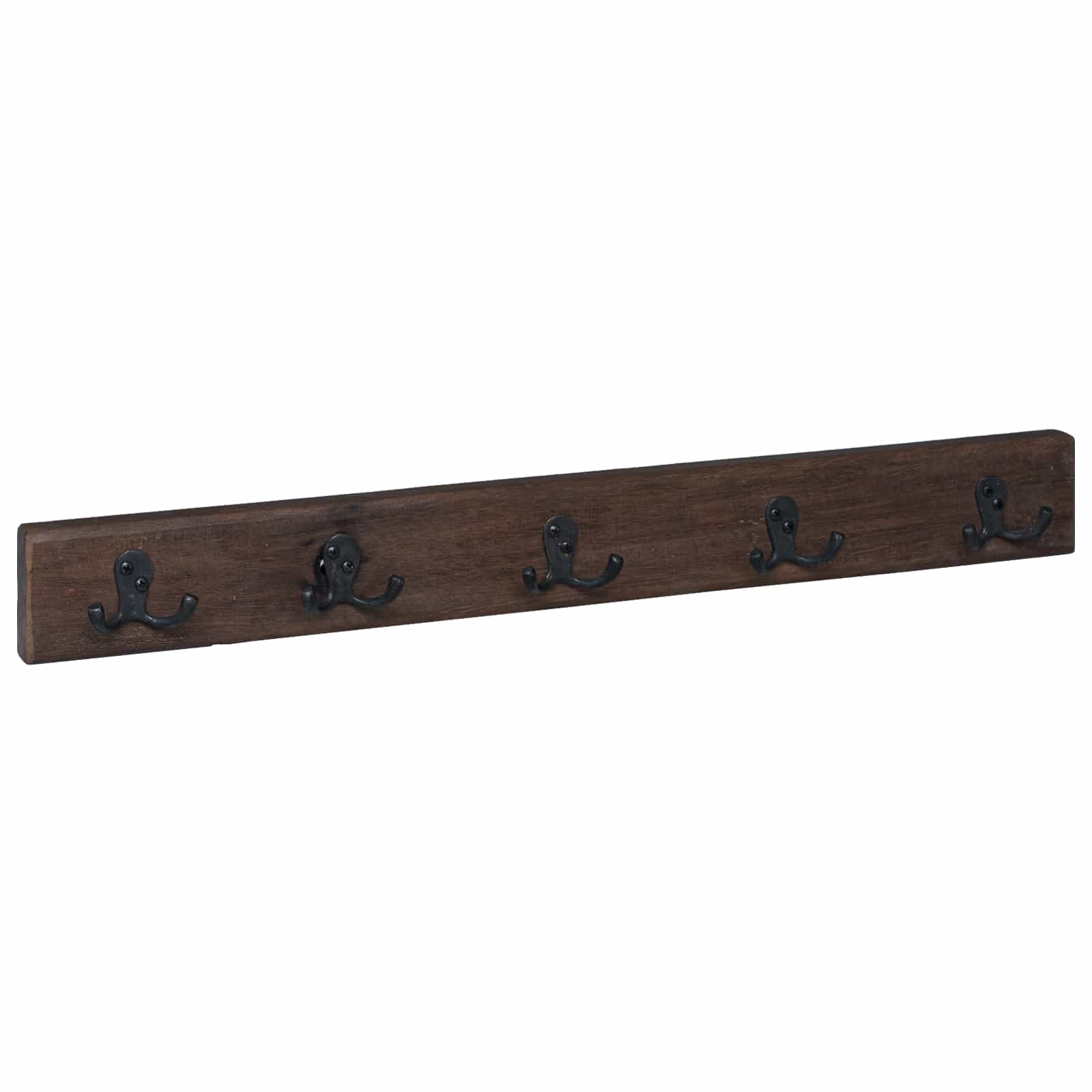 Gruccia Marrone 60 X 7 X 8 Cm Legno Recuperato Massello - Image 5