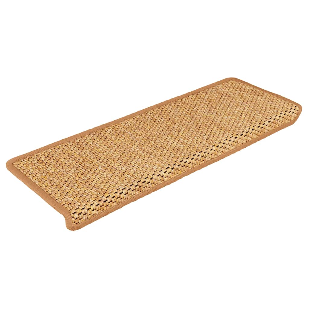 Tappeti Autoadesivi Scale Aspetto Sisal 15pz 65x21x4 Sisal