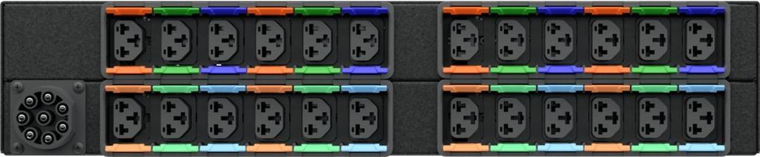 Vertiv Geist Rack Pdu, Monitored (unit Level), Ec, 2u, Updu Rating 3ph§32a§230/415v, Combi Outlets (24)c13 Or C19 (vp4uv2a1)