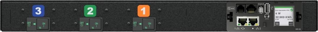Vertiv Geist Rack Pdu, Monitored (unit Level), Ec, 1u, Updu Rating 3ph§16a§230/415v, Combi Outlets (12)c13 Or C19 (vp4uu1a0)