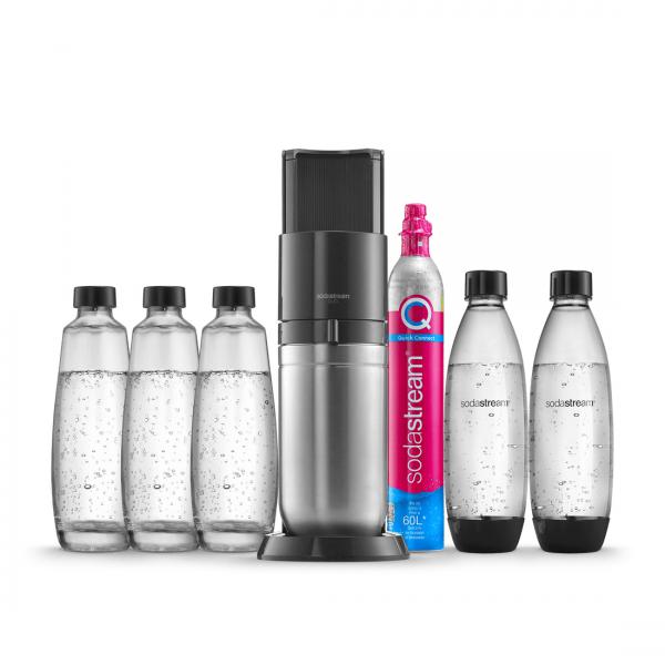 Sodastream Duo, Schwarz, Edelstahl, Glas, 1 L, 60 L, 155 Mm, 280 mm - Image 3