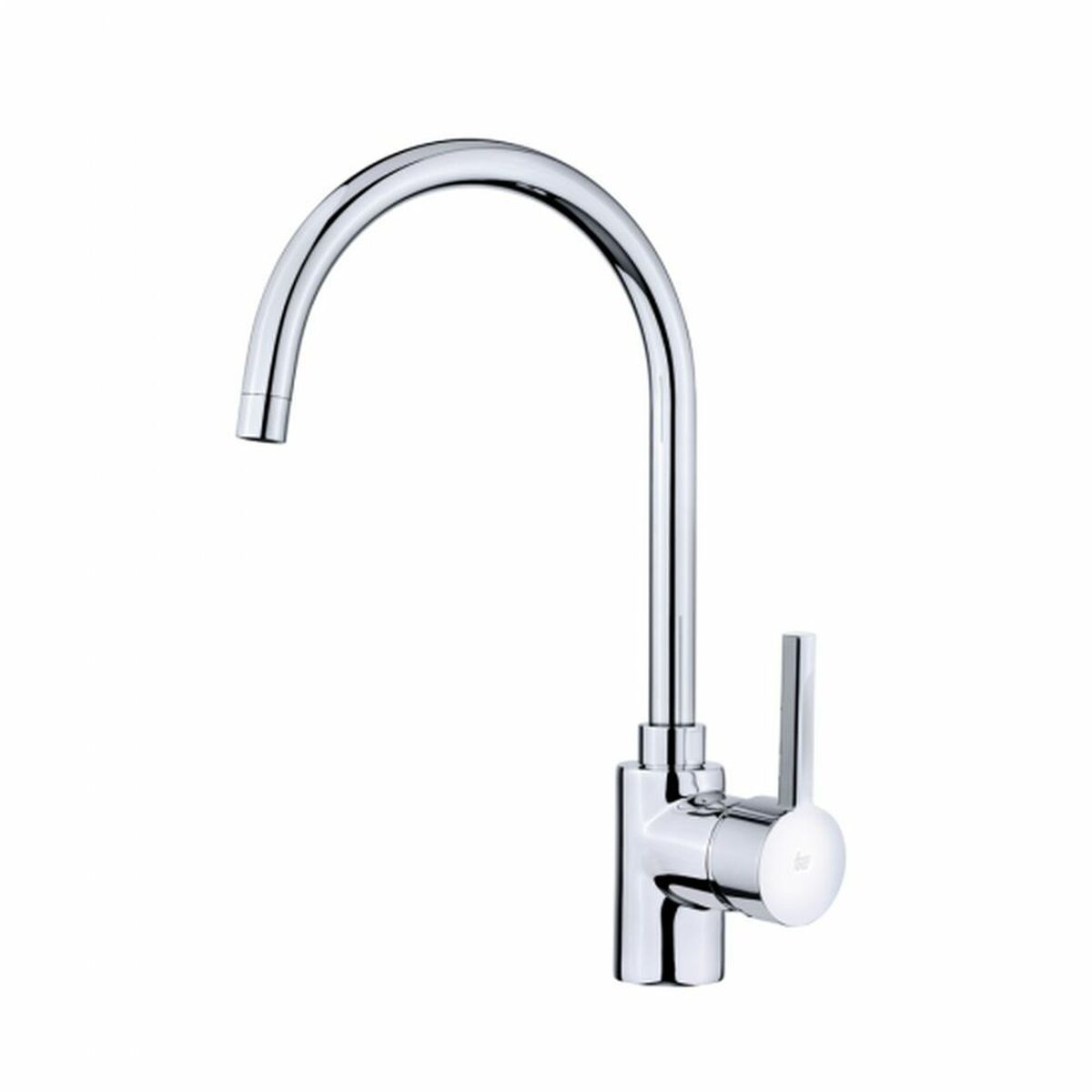 Rubinetto Monocomando Teka Ark 915 Cromo Acciaio Inossidabile Rotondo