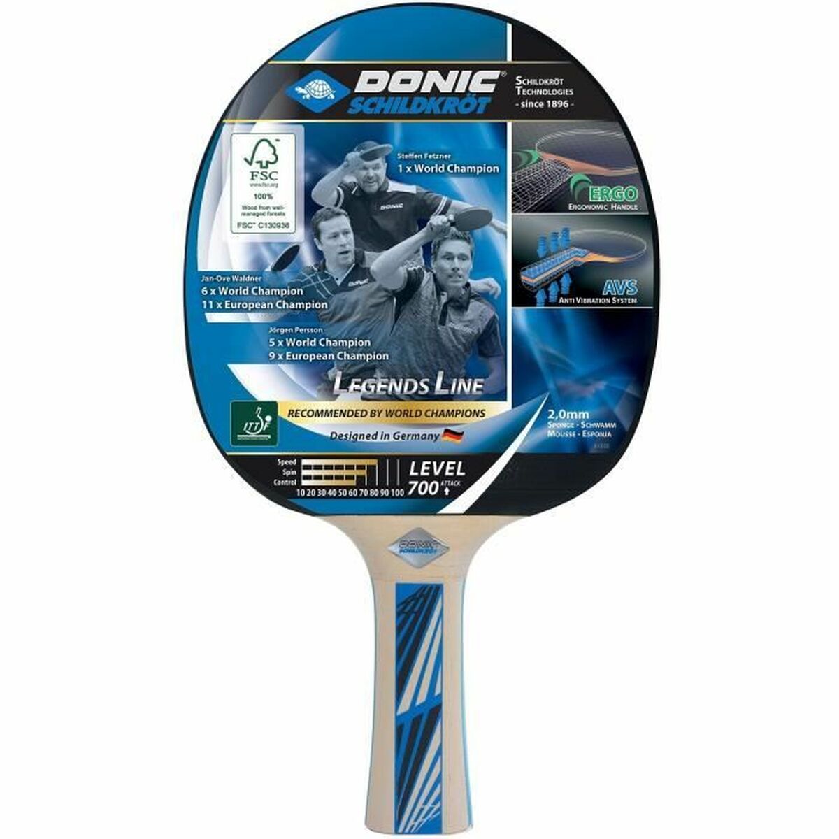 Racchetta Da Ping Pong Schildkröt Legends 700