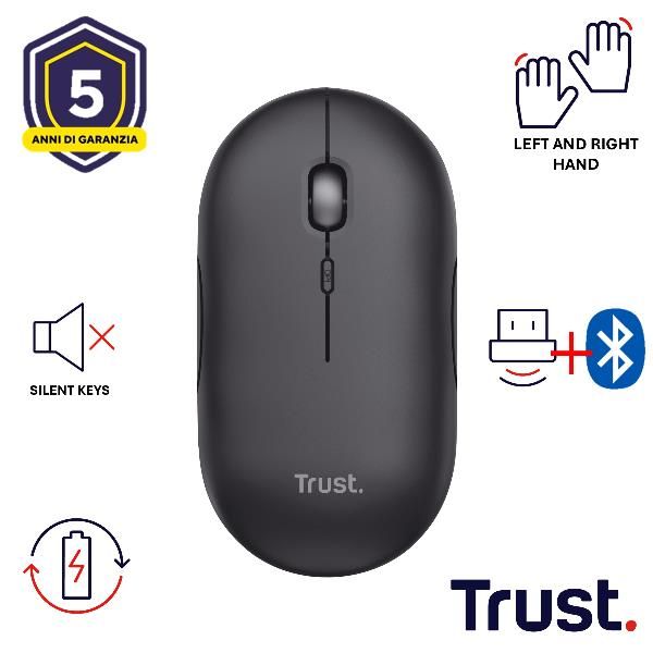 PUCK WIRELESS MOUSE BLACK